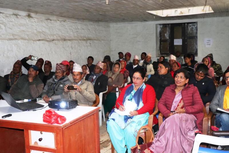 राष्ट्रिय सूचना आयोगका प्रमुख आयुक्त श्री कृष्णहरि वाँस्कोटा ज्यू तथा चन्दननाथ नगरपालिका पदाधिकारी/सदस्य वीच सूचनाको हक र सुशान विषयक अन्तरक्रिया कार्यक्रम